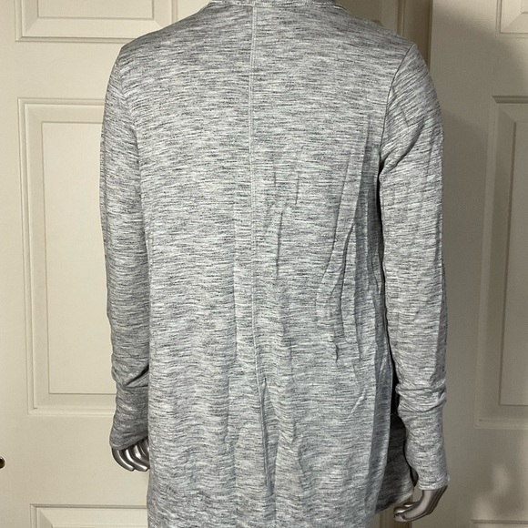 Athleta Womens light Gray Size Xtra Small Open Front Long Sleeve Cardigan - Picture 4 of 14